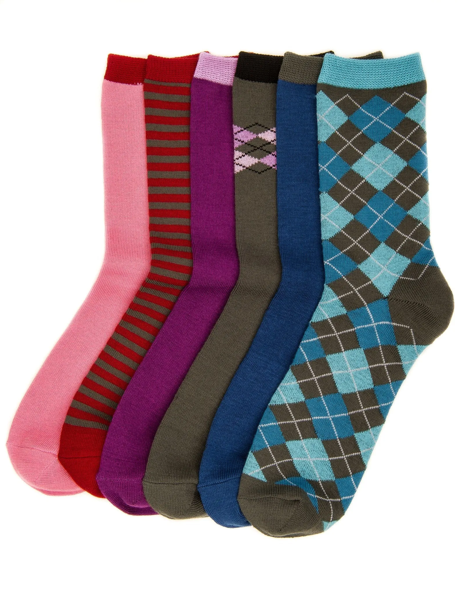 Women's Everyday Crew Socks - 6 Pairs