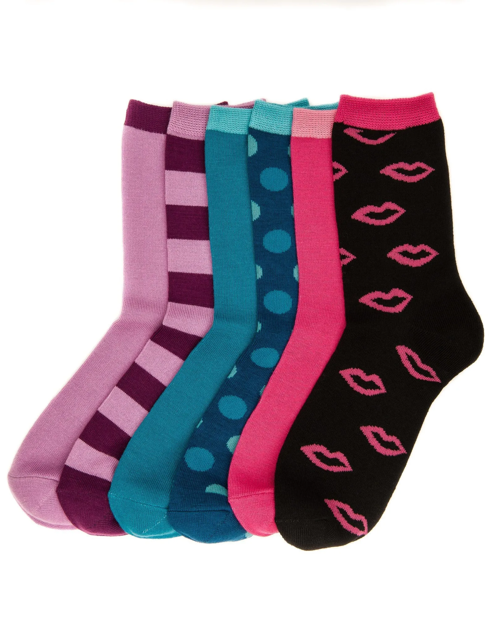 Women's Everyday Crew Socks - 6 Pairs