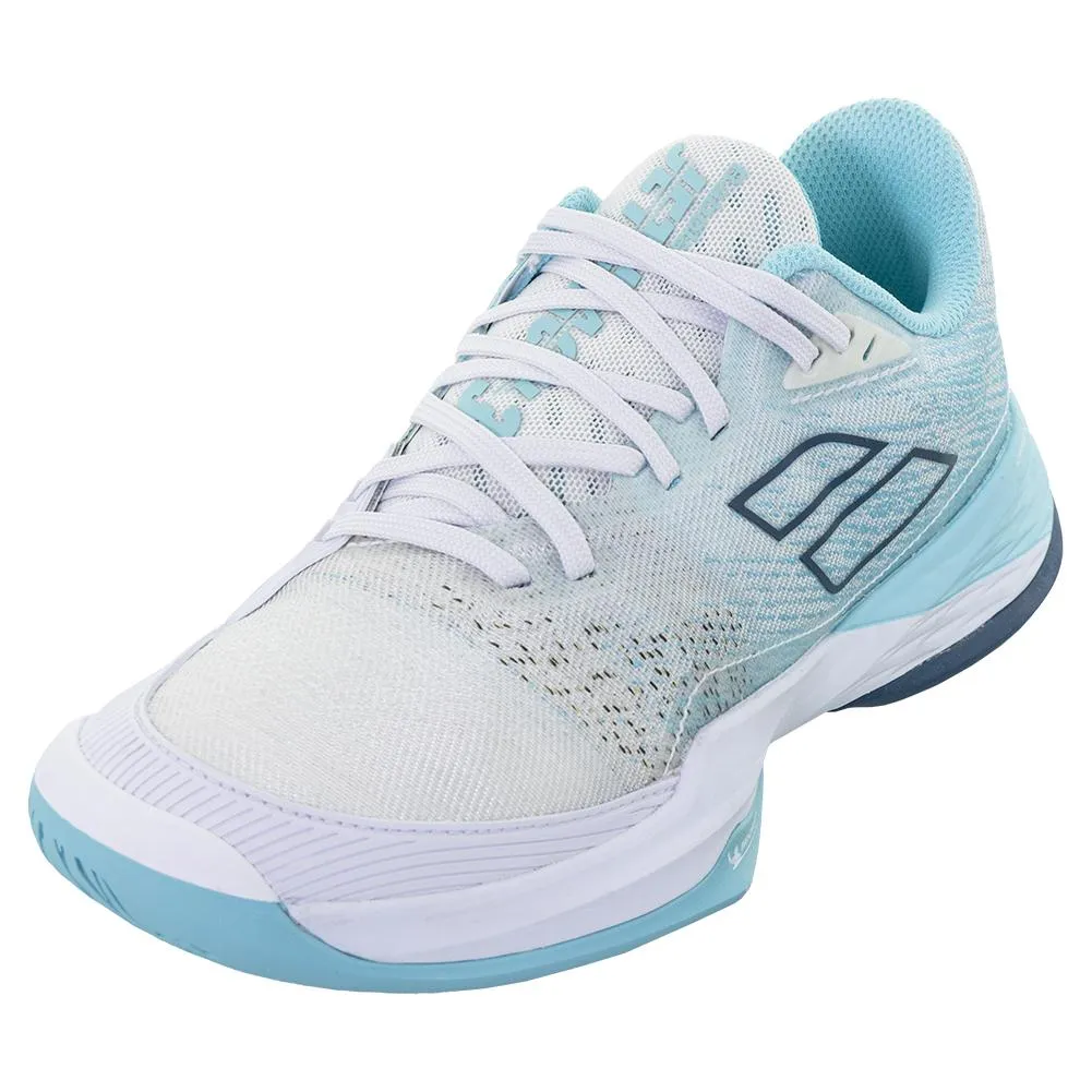 Women's Jet Mach 3 All Court Tennis Shoes White and Angel Blue