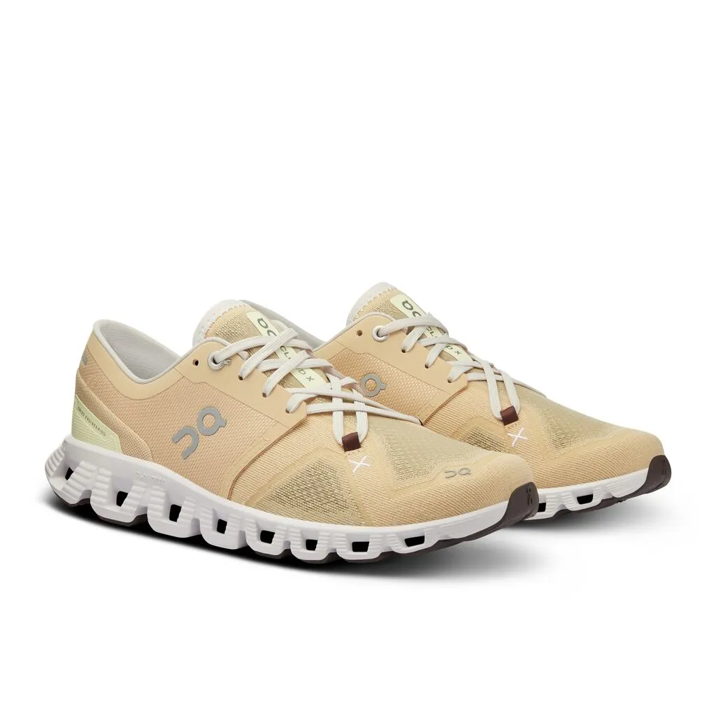 Women's On Cloud X 3 Training Shoe Savannah | Frost