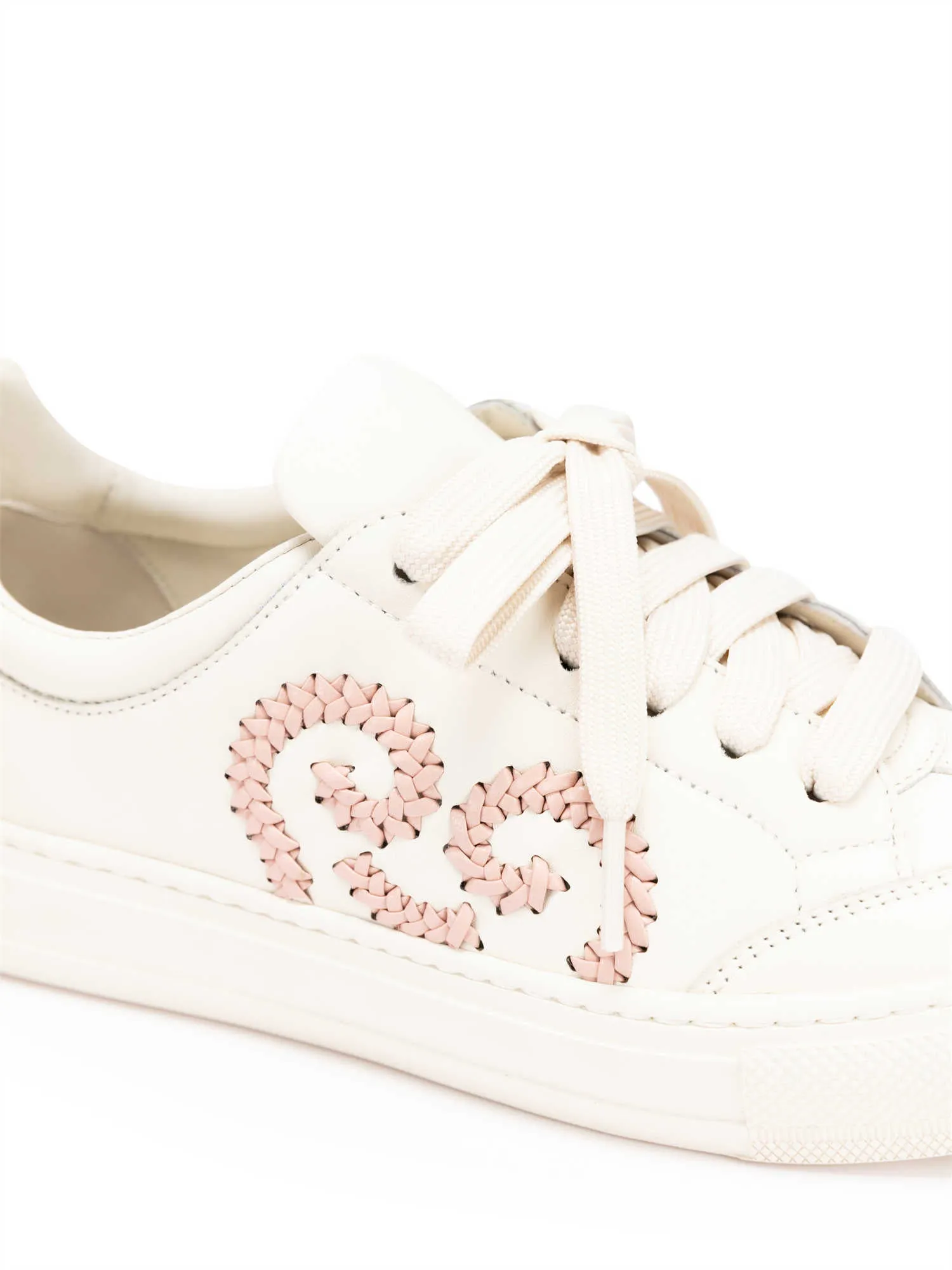 YAYING Woven Lucky White Shoes