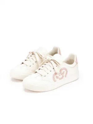 YAYING Woven Lucky White Shoes