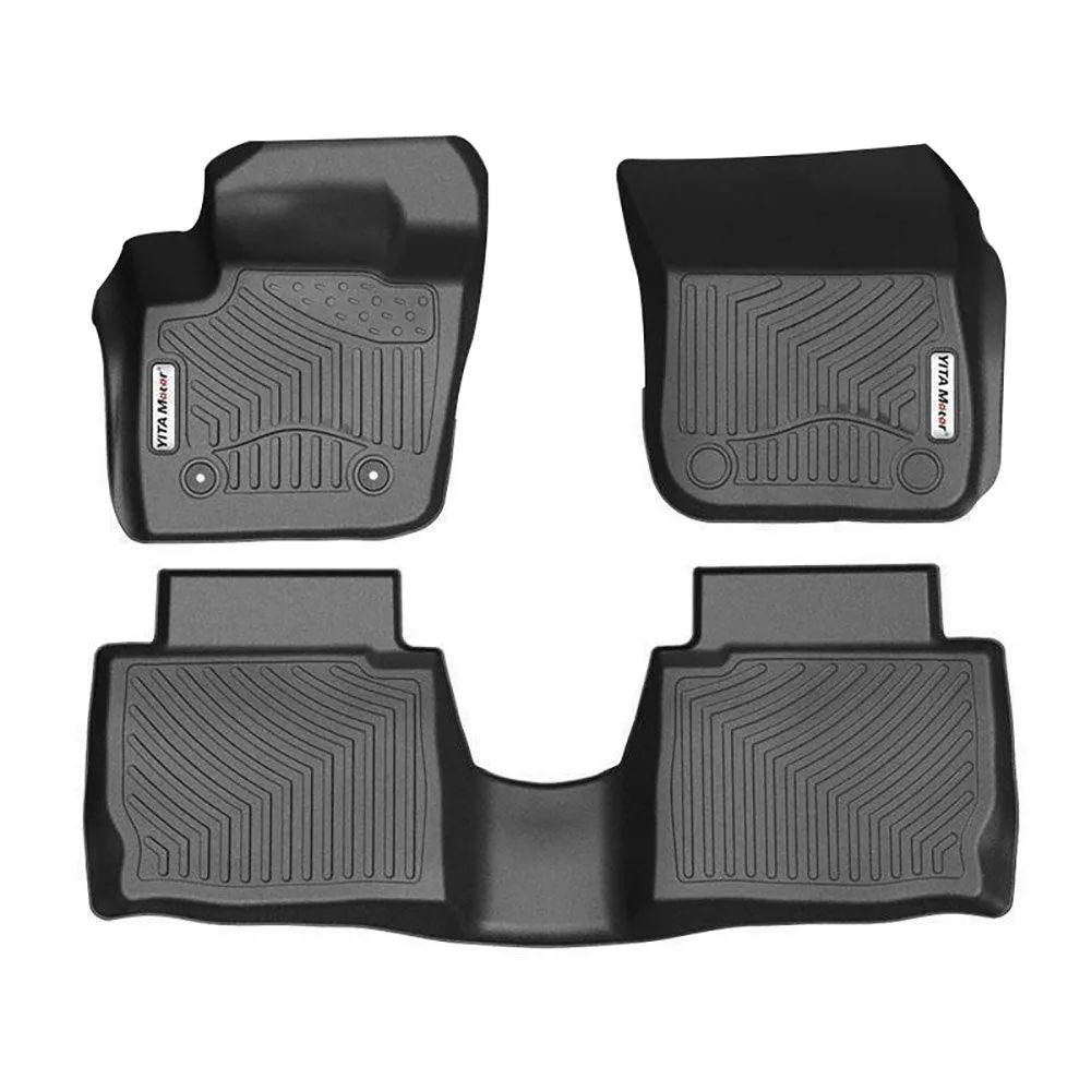 YITAMOTOR® Floor Mats Floor Liners for 2013-2016 Ford Fusion Lincoln MKZ, 1st & 2nd Row All Weather Protection